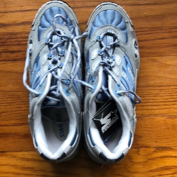 Beautiful Starter Women’s Blue Gray Lace Up Round Toe C… - Picture 4 of 5